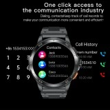 Smartwatch Microwear AK77 - Black Steel