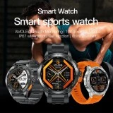 Smartwatch Microwear AK77 - Black Steel