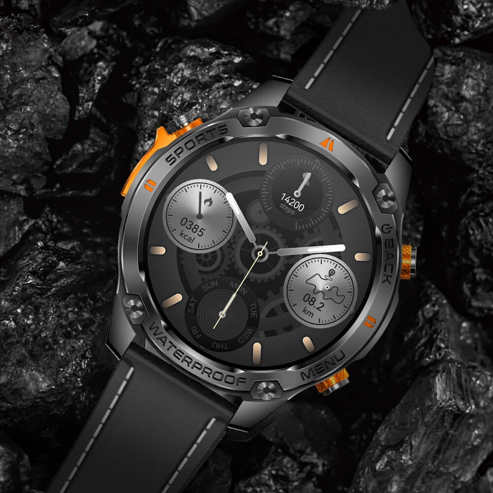 Smartwatch Microwear G100 GPS  - Black