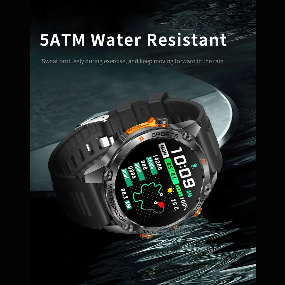 Smartwatch Microwear G100 GPS  - Black