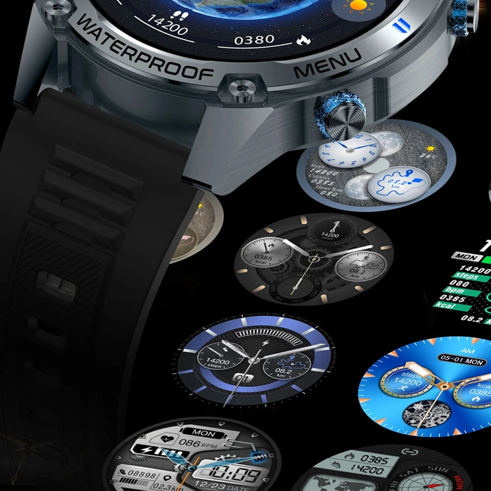 Smartwatch Microwear G100 GPS  - Black