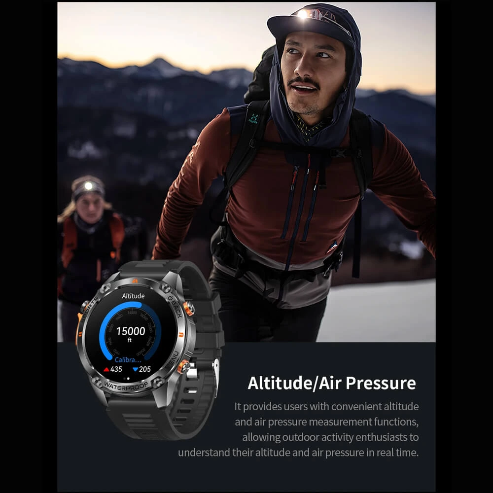 Smartwatch Microwear G100 GPS  - Black