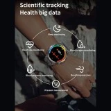 Smartwatch Microwear KC93 - Black Silicone