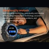 Smartwatch Microwear KC93 - Black Silicone