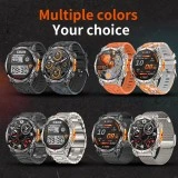 Smartwatch Microwear KC93 - Black Silicone