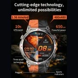 Smartwatch Microwear KC93 - Black Silicone