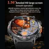 Smartwatch Microwear KC93 - Black Silicone