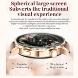 Smartwatch Microwear I220 - Gold Steel