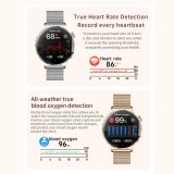 Smartwatch Microwear I220 - Gold Steel