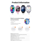 Smartwatch Microwear Y86 4G GPS WIFI - Black Silicone