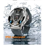 Smartwatch Microwear V69 - Grey Silicone