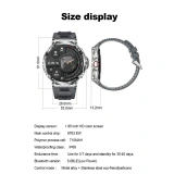 Smartwatch Microwear V69 - Grey Silicone