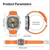 Smartwatch Microwear G400 - Brown Silicone
