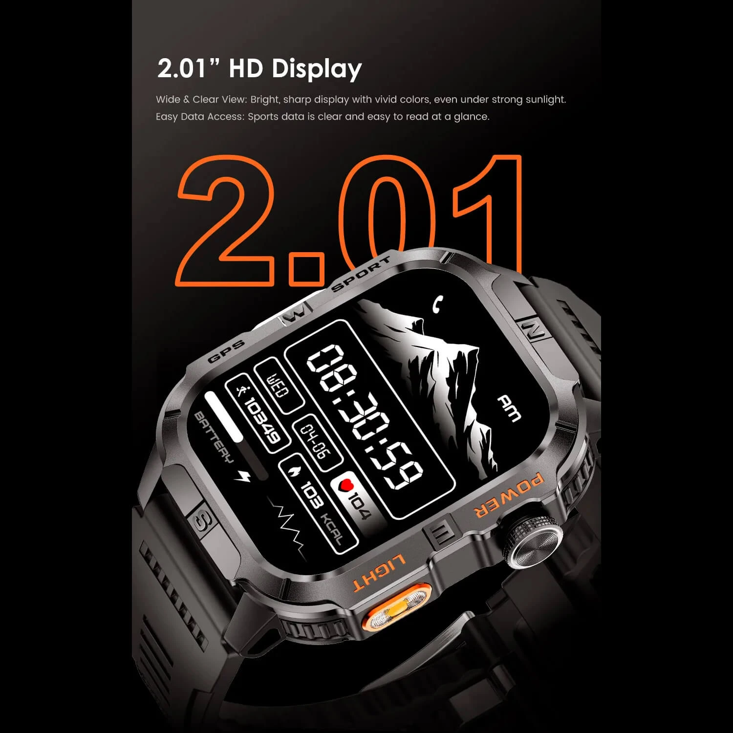 Smartwatch Microwear GTH3 - Blue