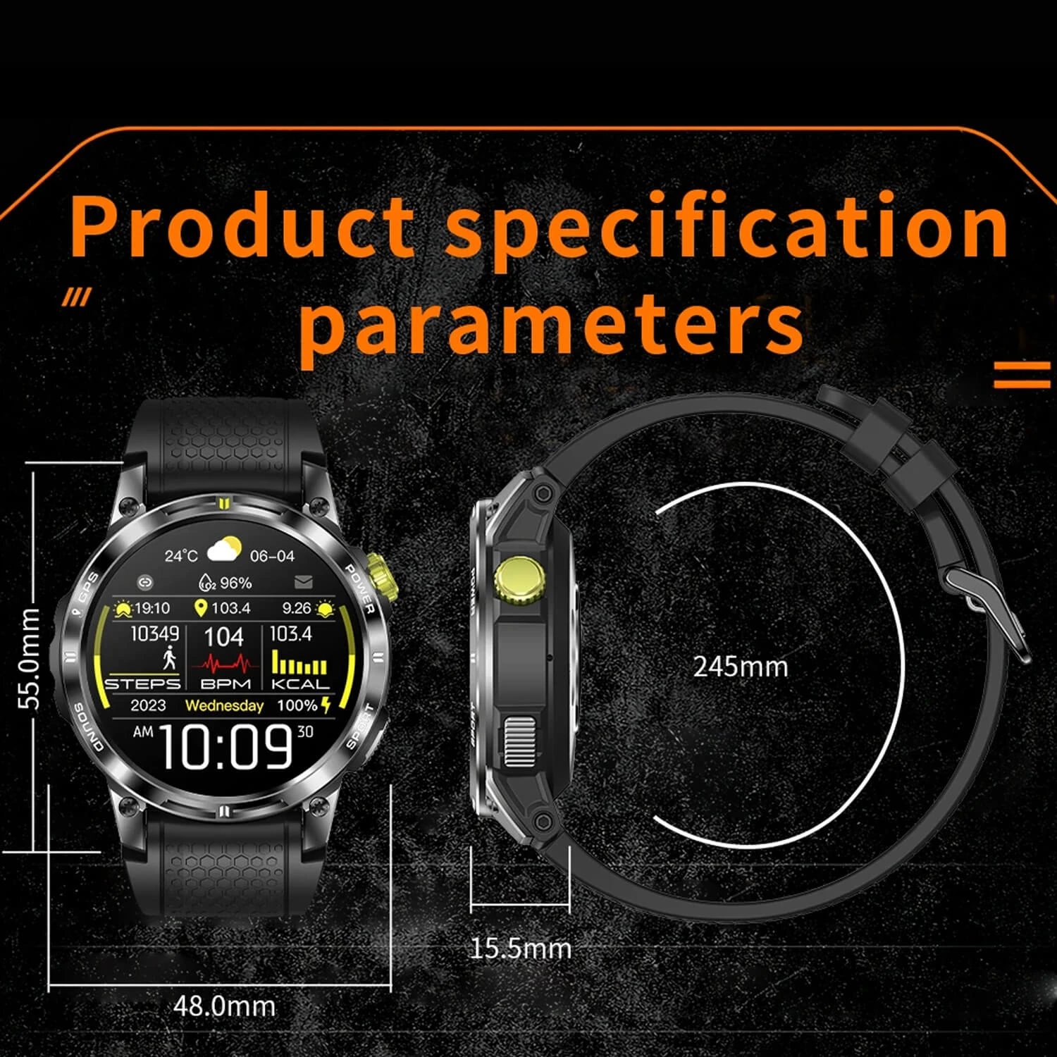 Smartwatch Microwear NX18 - Pink