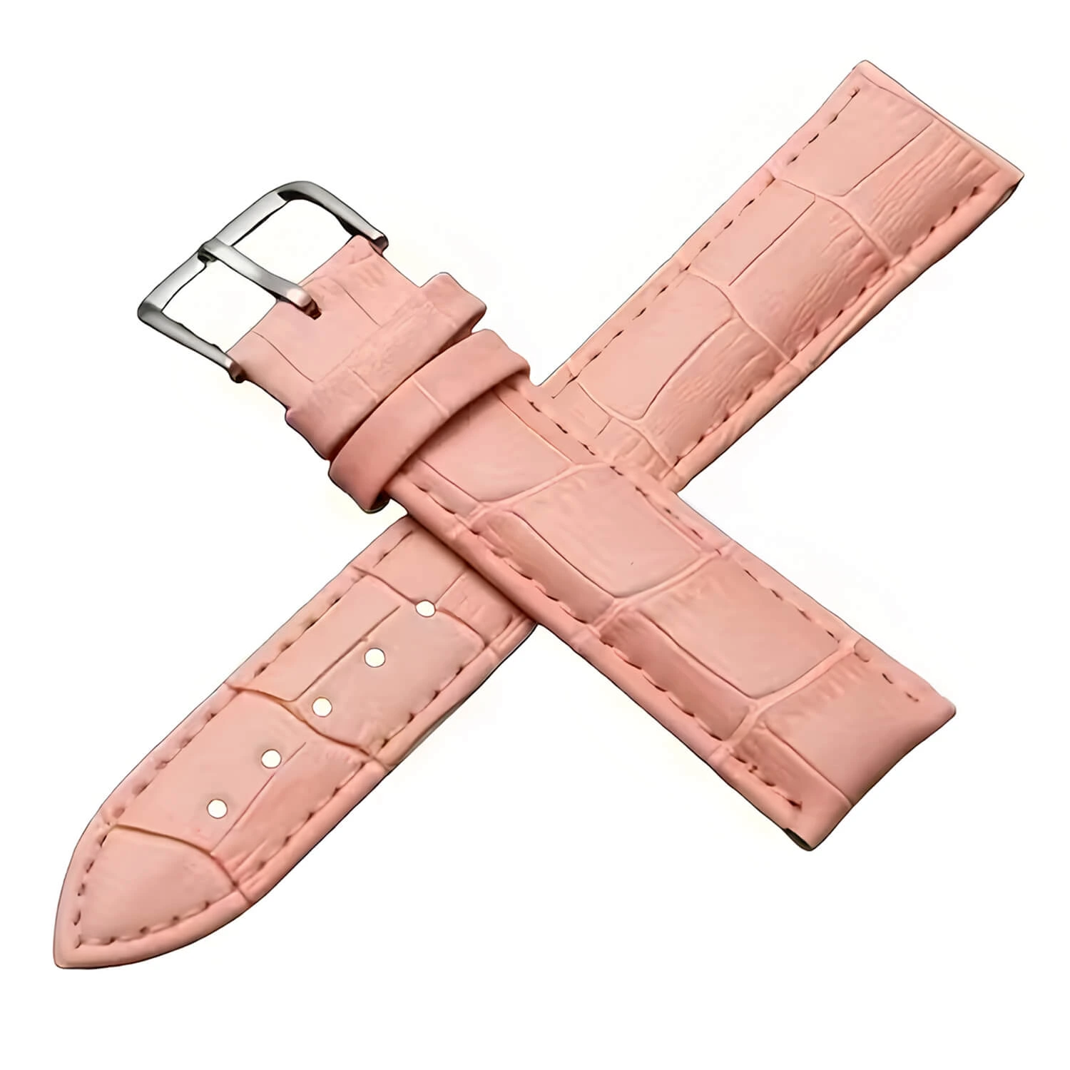 Bakeey  Λουράκι Leather΄ 18mm με Quick Release - Pink