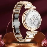 Smartwatch Microwear AK62 - Gold Steel