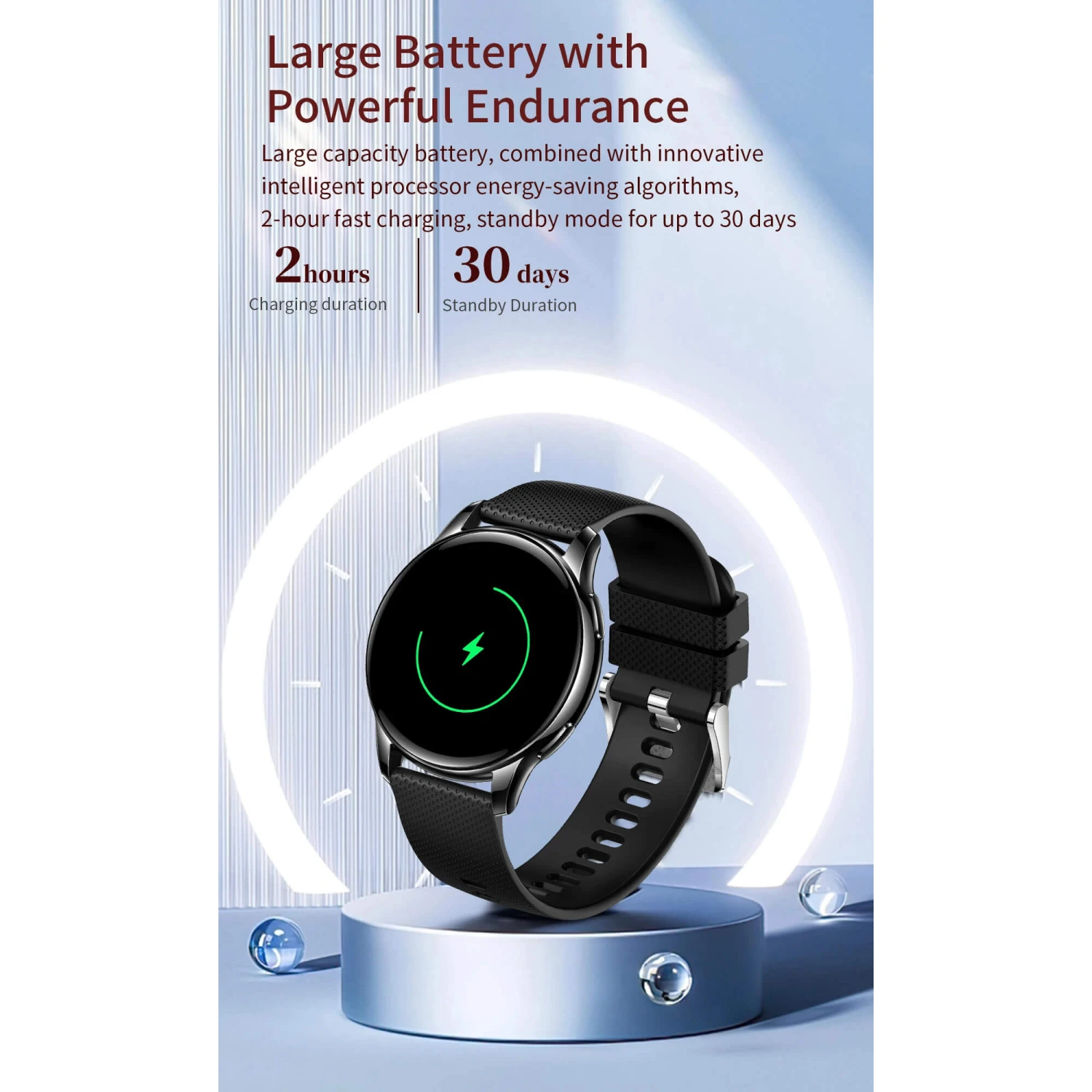 Smartwatch Microwear Y11 - Silver Steel