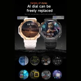 Smartwatch Microwear KC91 - Pink Silicone