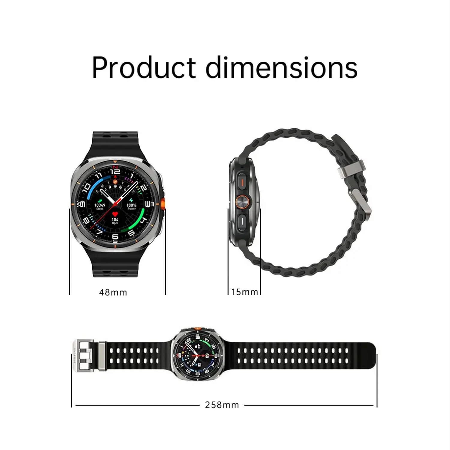 Smartwatch Kalobee SK7 Ultra - Black