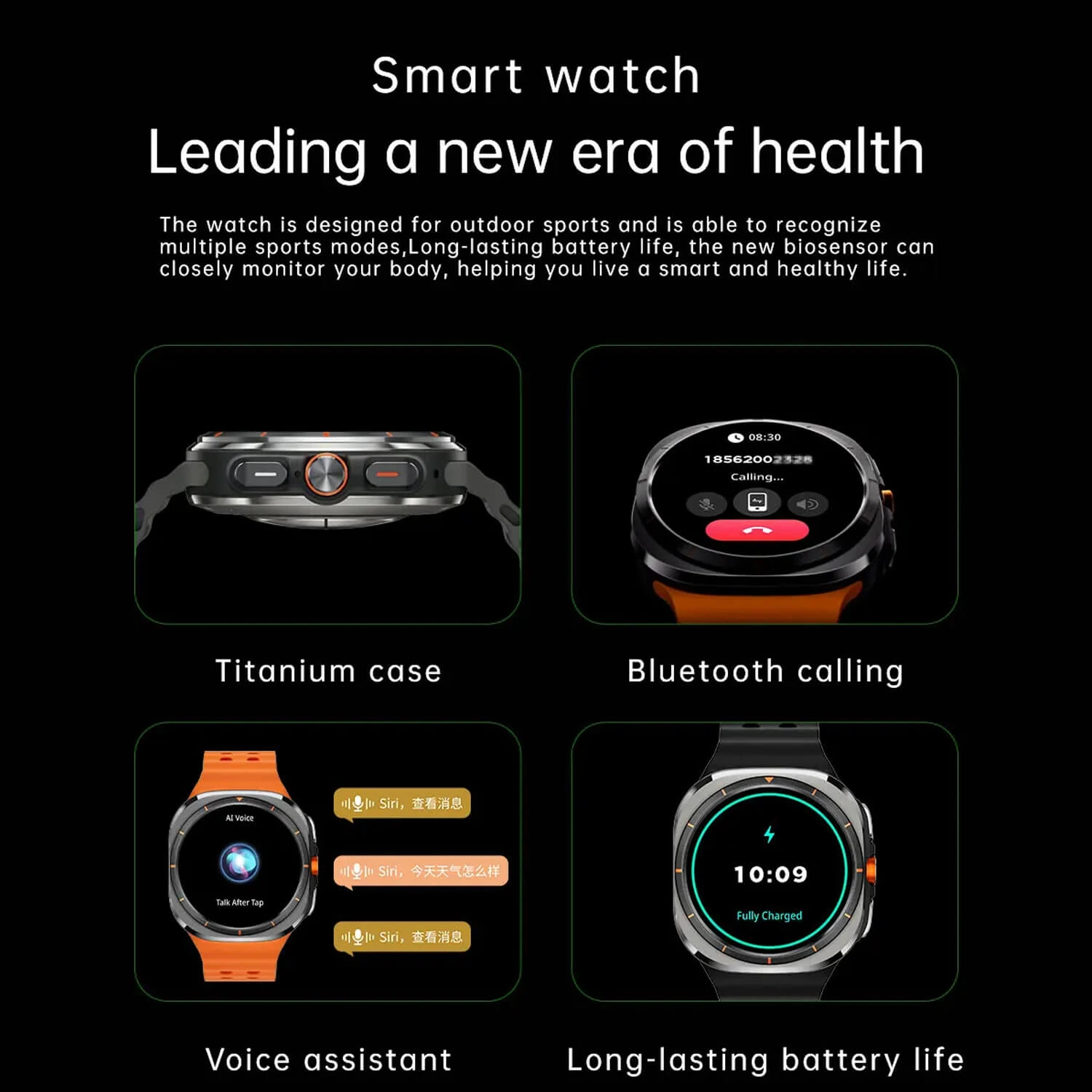 Smartwatch Kalobee SK7 Ultra - Black