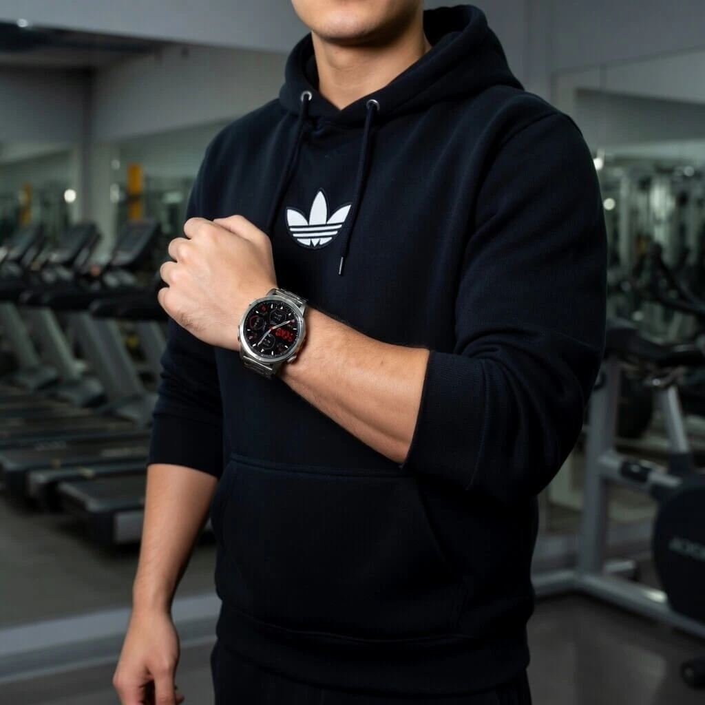 Smartwatch Microwear AK95 - Silver Steel