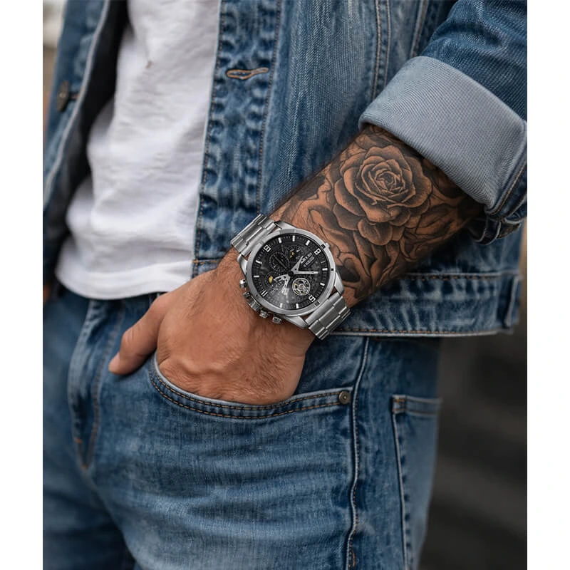 Smartwatch Microwear CF53 - Silver Steel