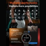 Smartwatch Microwear HT33- Blue Camo Silicone