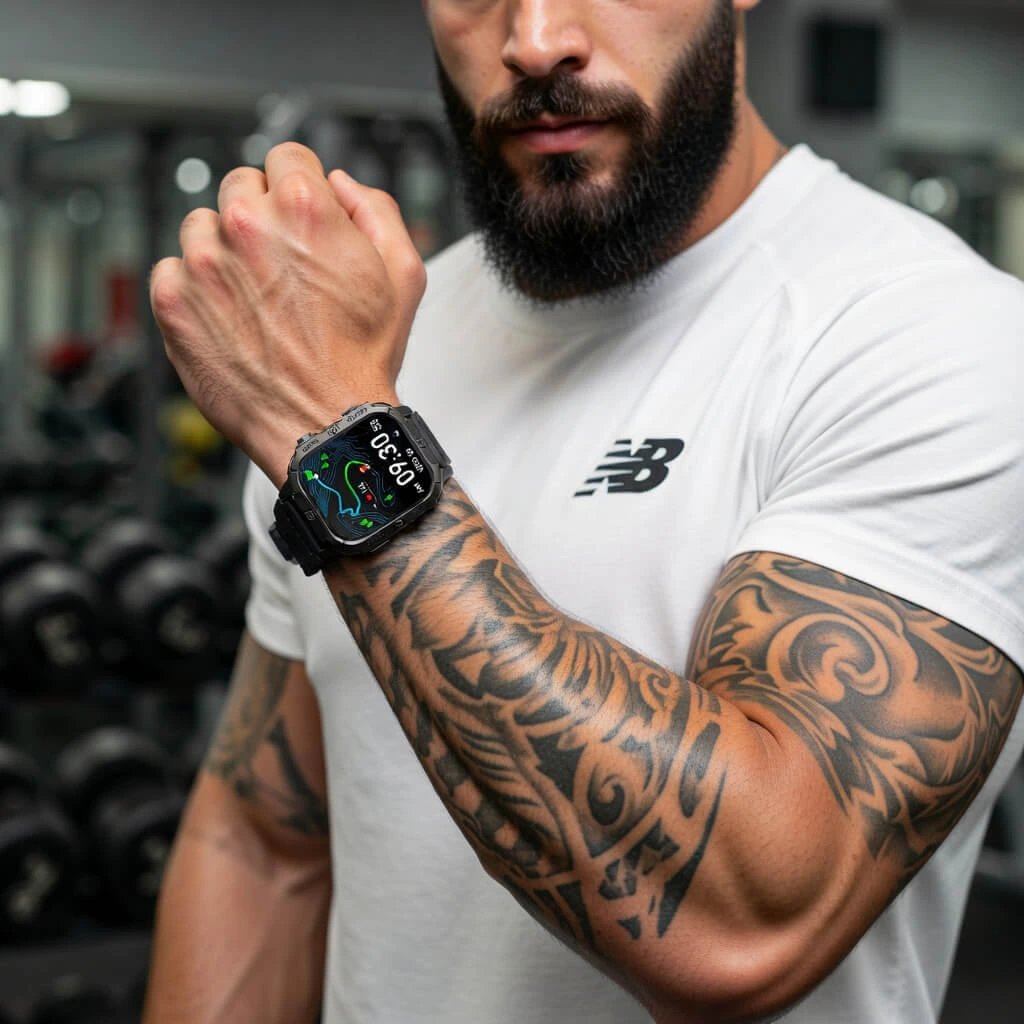 Smartwatch Microwear GTH3 - Black