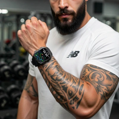 Smartwatch Microwear GTH3 - Black
