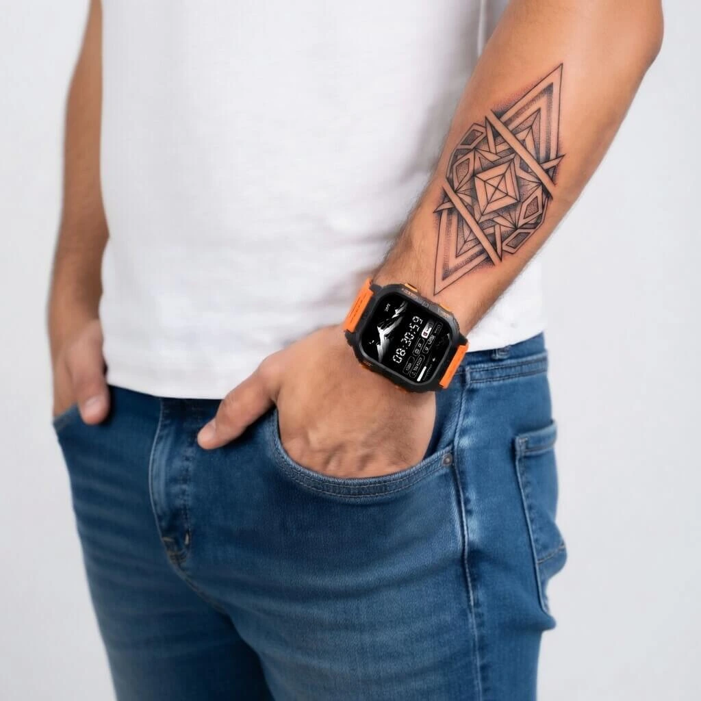 Smartwatch Microwear GTH3 - Orange