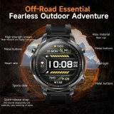 Smartwatch Microwear MK100 - Black Silicone