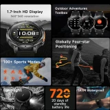 Smartwatch Microwear MK100 - Black Silicone