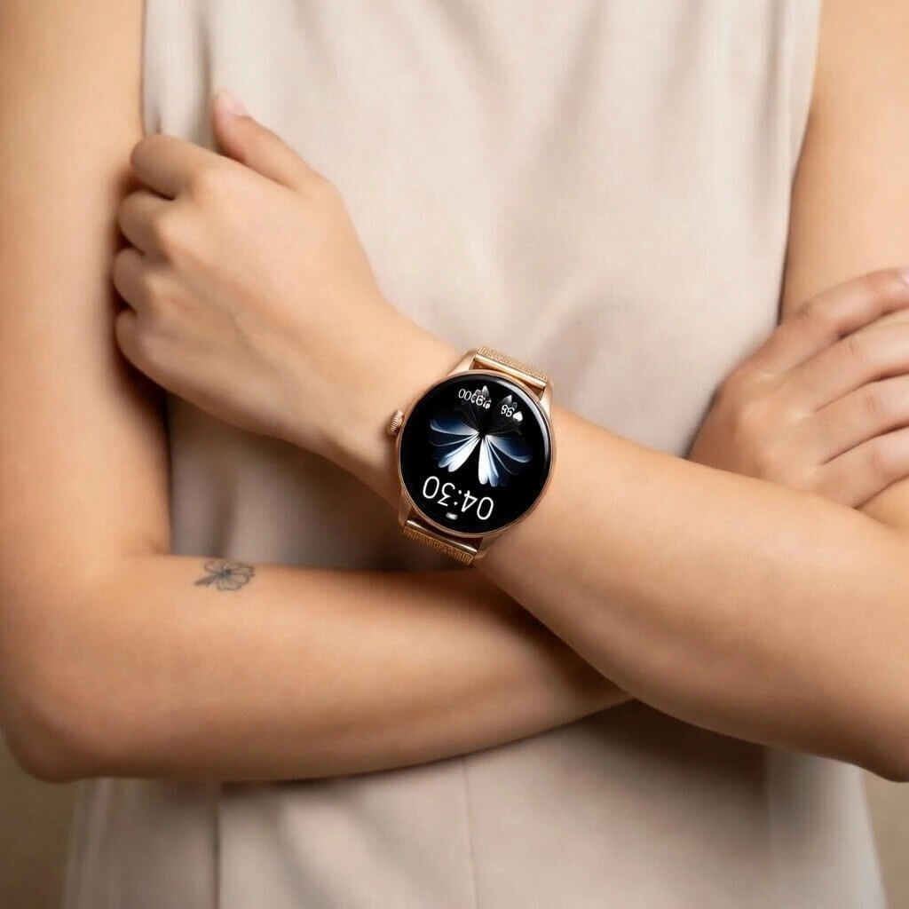 Smartwatch Microwear Y11 - Gold Steel
