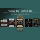 Smartwatch Microwear  MK66- Green Silicone