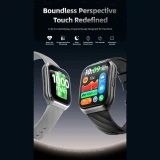 Smartwatch Microwear MT66 - Black Silicone