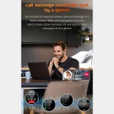 Smartwatch Microwear KT88 - Black Silicone