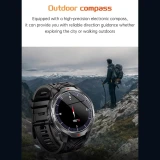 Smartwatch Microwear KT88 - Black Silicone