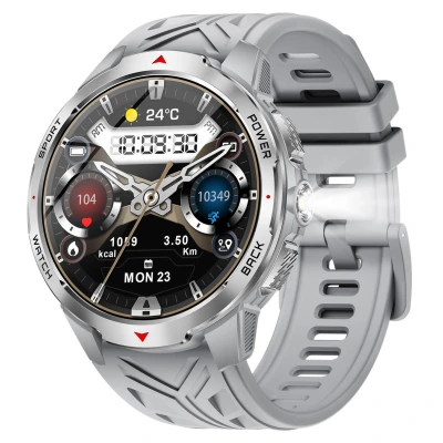 Smartwatch Microwear KT88 - Grey Silicone