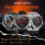 Smartwatch Microwear AK95 - Black Steel