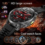 Smartwatch Microwear AK95 - Black Steel