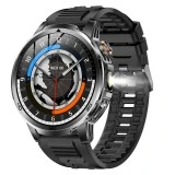 Smartwatch Microwear AK95 - Black Silicone