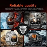 Smartwatch Microwear AK86 - Grey Silicone