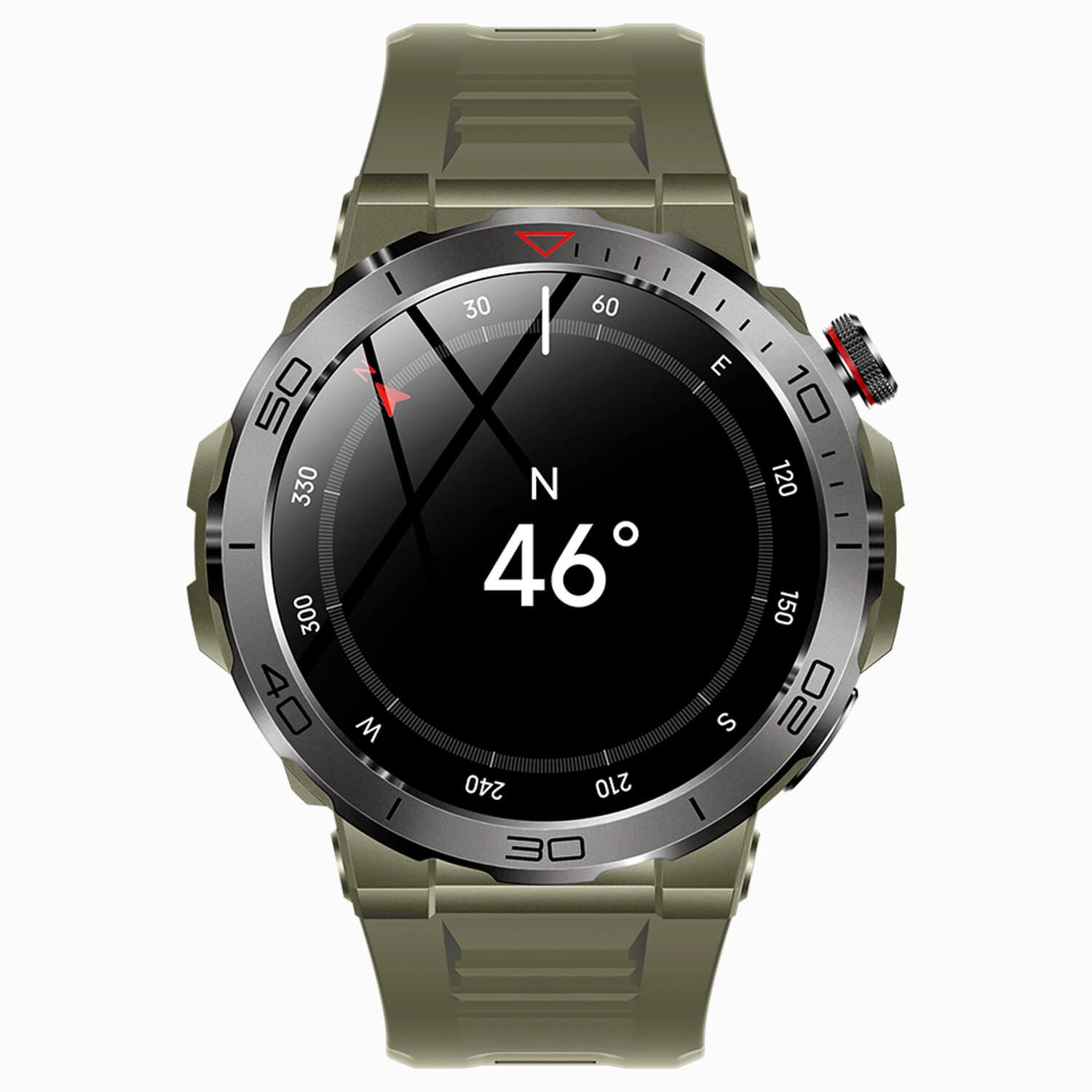 Smartwatch Microwear MK68 - Army Green Silicone