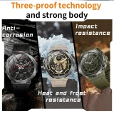 Smartwatch Microwear MK68 - Beige Silicone