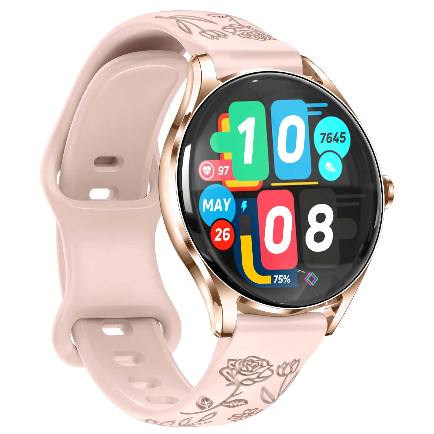 Smartwatch Microwear H03 - Pink Silicone