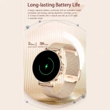 Smartwatch Microwear I225 - Silver Steel
