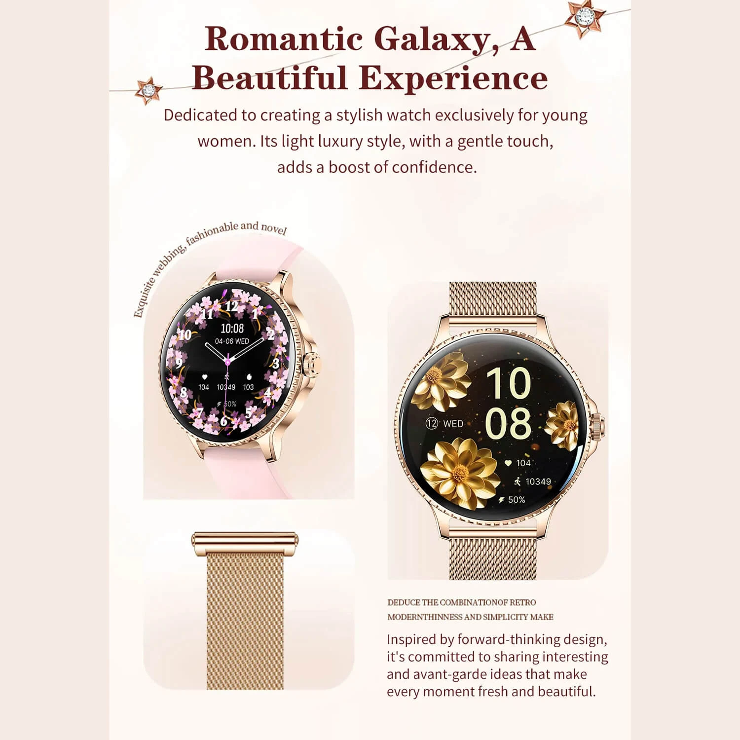 Smartwatch Microwear I225 - Silver Steel