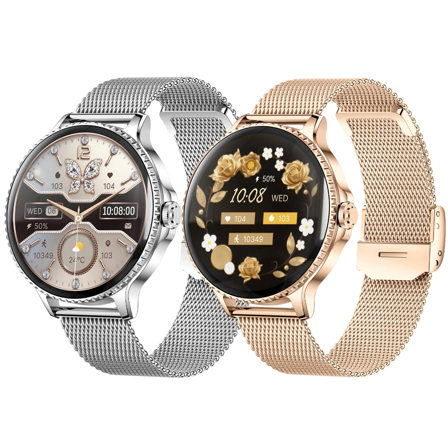 Smartwatch Microwear I225 - Silver Steel
