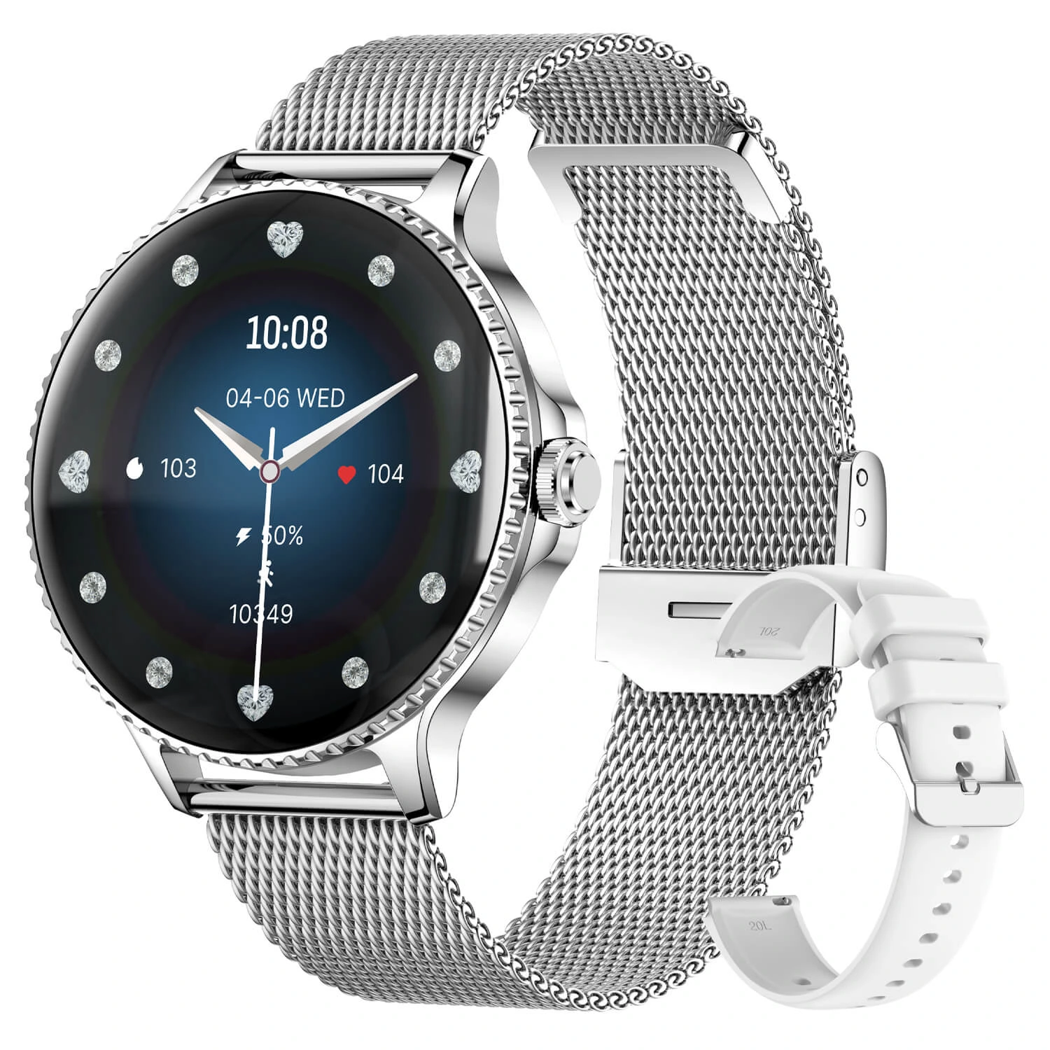 Smartwatch Microwear I225 - Silver Steel